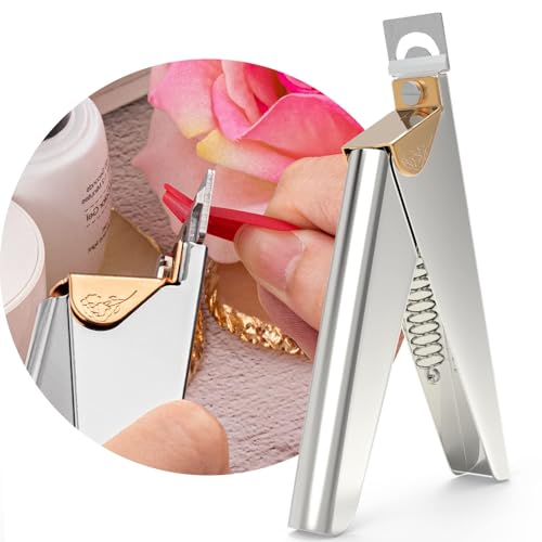 Image of Nail Tip Cutter for Acrylic Nails, Professional False Nail Extension Cutter with Stainless Steel Blade, Precise Nail Trimmer Tool for Salon and Home Use