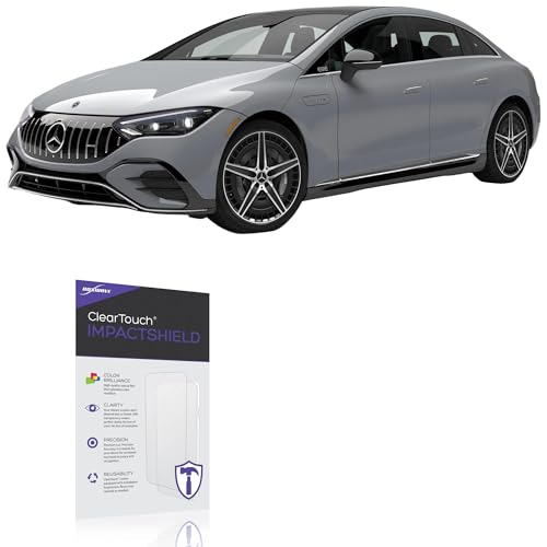 BoxWave Screen Protector Compatible With Mercedes-Benz 2024 AMG EQE Sedan Display (12.8 in) - ClearTouch ImpactShield (2-Pack), Impenetrable Screen Protector Flexible Film