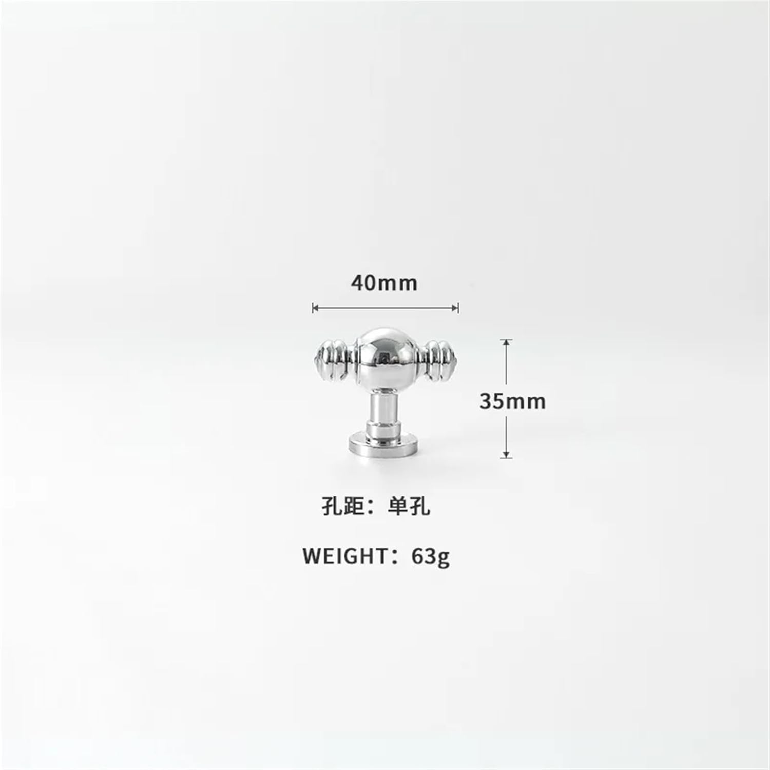 Solid Brass Kitchen Drawer Handle Drawer Knobs Wardrobe Door Handle Light Luxury French Style Kitchen Cabinet Furniture Handles 1Pcs (Color : Silver s)