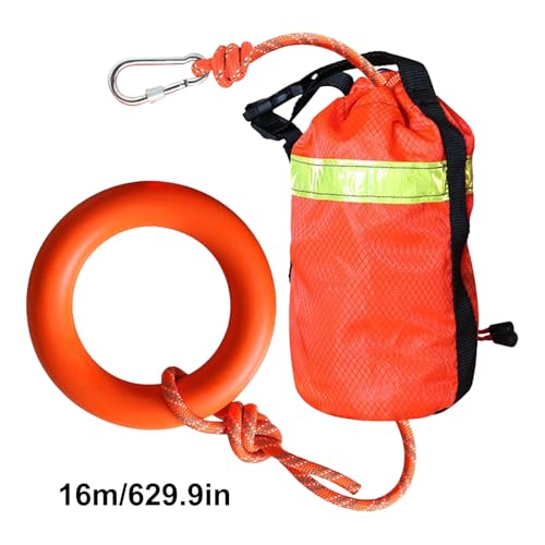 Corde de lancement équipement de sécurité flottant réfléchissant 16m