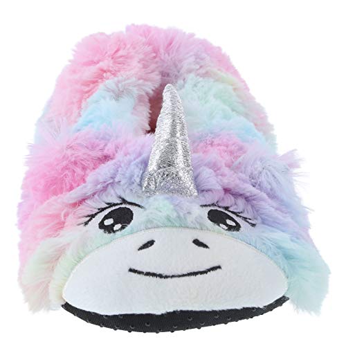 Image of Girl Fuzzy Animal Slipper Socks