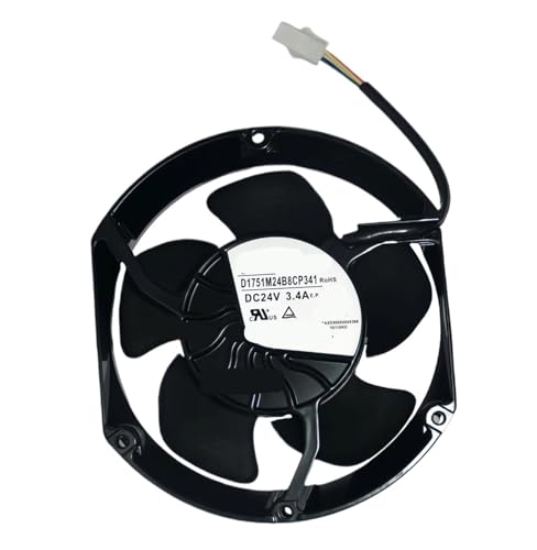 Ventilateur de refroidissement de précision D1751M24B8CP341 robuste 24V - 2