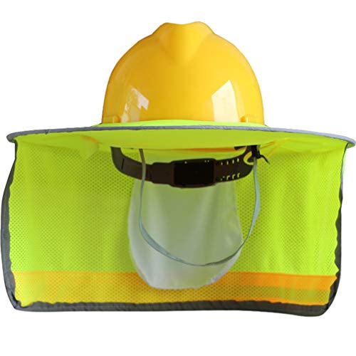 ARTIBETTER Protetor Solar Capacete de Alta Visibilidade Malha de Resfriamento Contrastante Faixa Ref