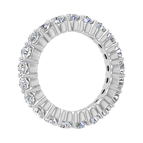 2 1/2 Carat Prong Set Diamond Eternity Ring Band in 14K Gold (SI1-SI2 Clarity)2