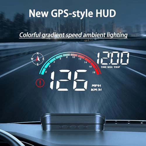 Head Up Display Auto HUD impermeable con pantalla visualización frontal digital 3
