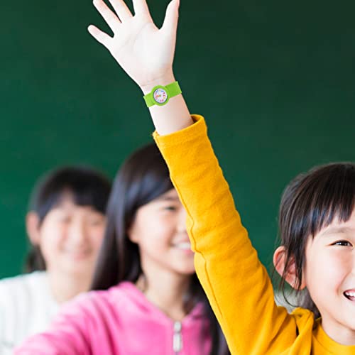 Um Relógio De Tapinha Cuidado As Crianças Relógio Tapa De Silicone Crianças Assistem Relógio De Moda