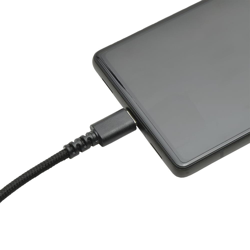 アクラス PS5コントローラー用USB Type-Cメッシュケーブル 2m