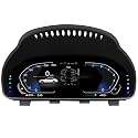 12,3'' HD LCD Digitalen Tacho Kombiinstrument für BMW 5/6/7 Serie F01 F02 F06 F07 F10 F11 F12 F13 F18 X3-F25 X4-F26 X5-F15 X6-F16 Armaturenbrett Cluster Instrument 7-UI Lenkradsteuerung Plug & Play