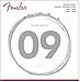 Fender エレキギター弦 Super 250 Guitar Strings, Nickel Plated Steel, Ball End, 250LR .009-.046