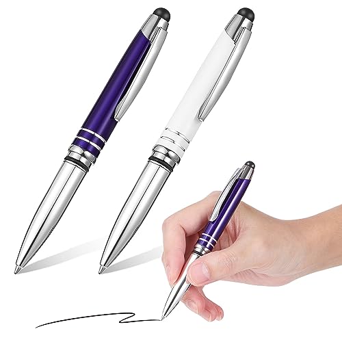 Toddmomy 2 Stifte Mit Beleuchteter Spitze Taschenlampen-Led-Kugelschreiber Leuchtender Stift Zum Schreiben Im Dunkeln