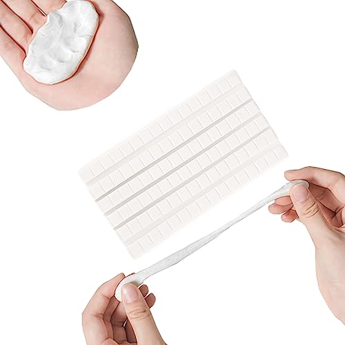 50 Stück Klebeknete, Kleben Statt Bohren, Wandkleber Ohne Bohren, Blösbare Klebepads Selbstklebend Posterstrips Wandkleber, 3D Klebepads Wand Kleber Flexibel Wiederverwendbar für Poster Fotorahmen