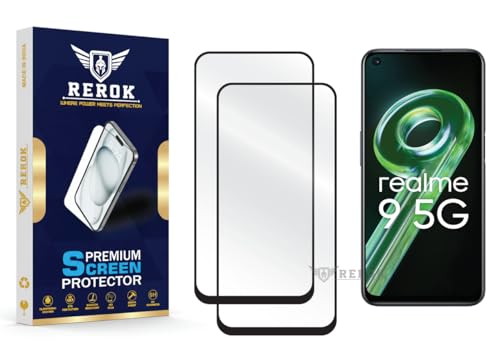 Image of Gorilla Tempered Glass Screen Protector Compatible with Realme 9 5G [Pack of 2] | Edge-to-Edge, Bubble-Free, Case Friendly, Easy Installation Kit