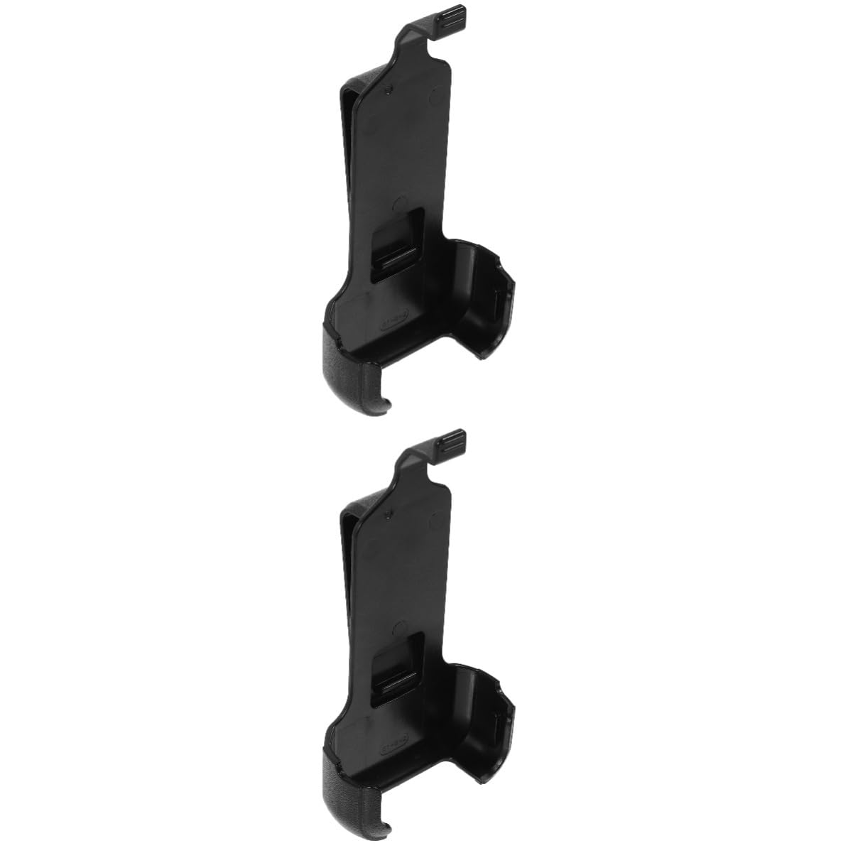 Abaodam 4 Pcs Belt Clip Radios - Speaker Stands Hooks Radio Accessories Plastic Belt Brackets Interphone Clip Intercom Hook Waist Clips Abs Black