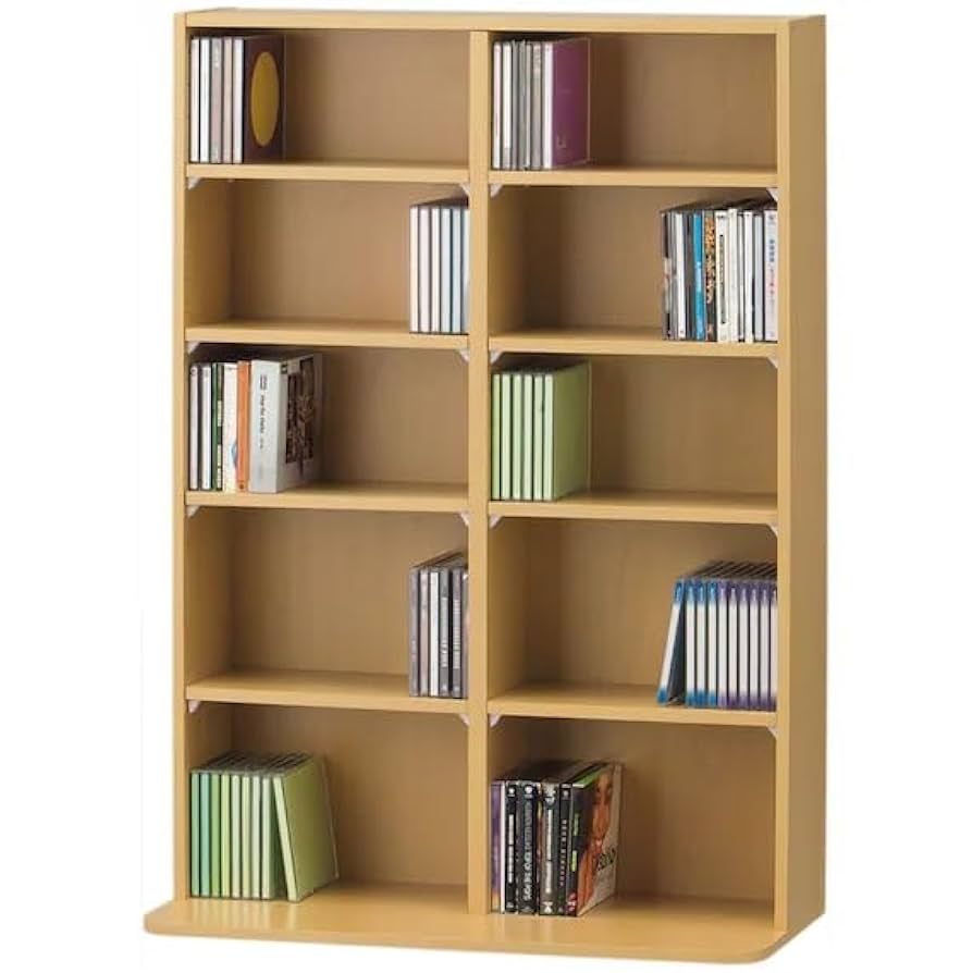 Amazon.co.jp: ニトリ CD・DVD ラック メイト 960 ナチュラル