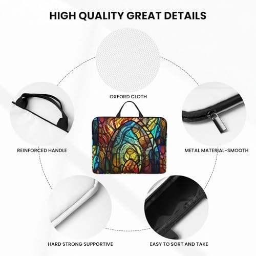 Funda Protectora para Laptop 14 Pulgadas con Diseño Vidrio miniatura 6