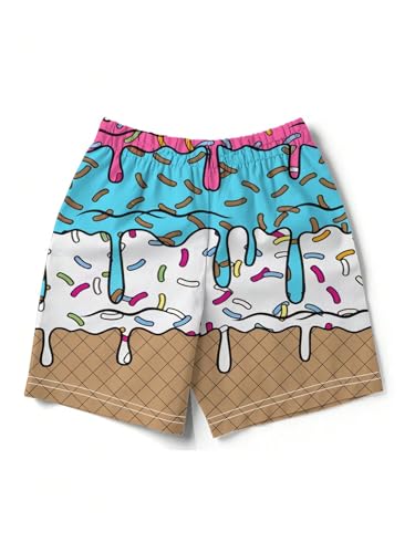 SOLY HUX Men's Beach Shorts Drawstring Waist Printed Swim Trunks Swimwear Summer Vacation Outfits4