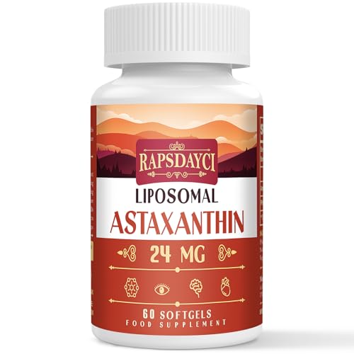 Liposomal Astaxanthin Supplement 24mg (60 Count)