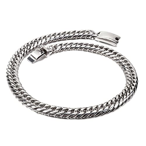 Chaîne gourmette 45-65cm acier inoxydable qui ne noircit pas pour homme