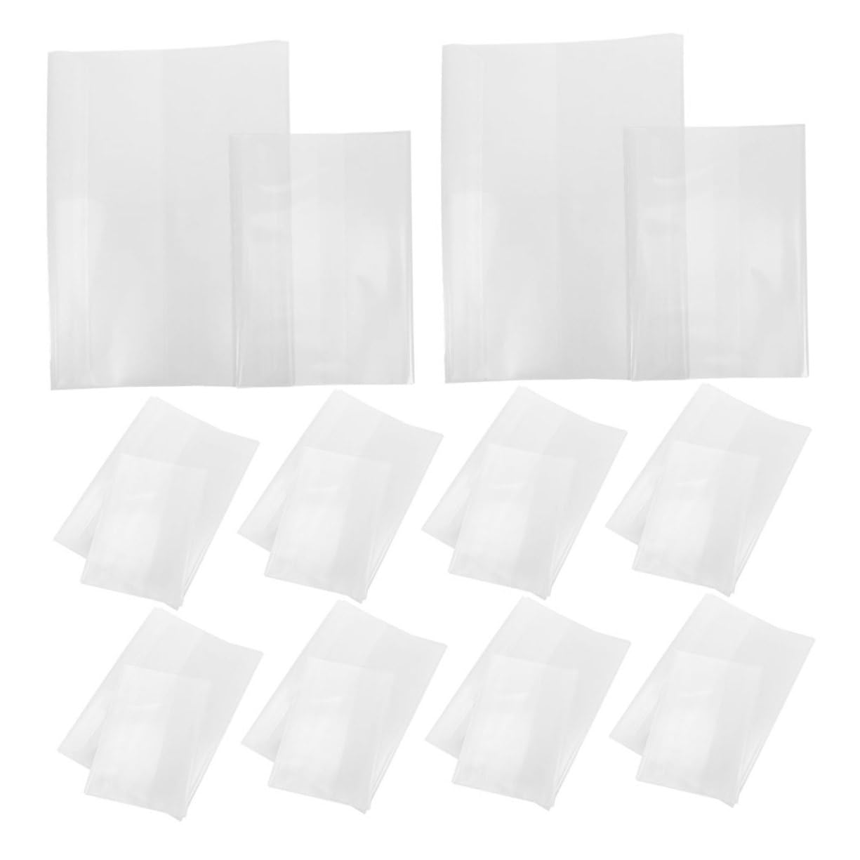 POPETPOP Copertina Protettiva Trasparente per Libri Waterproof Book Cover Protettore Libri Scolastici in Plastico per Studenti