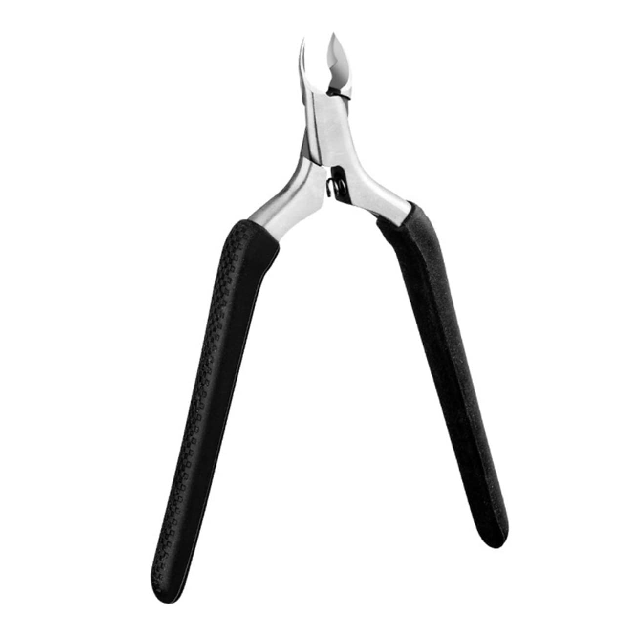 1pc Leather Scissors Trimmer Nail Dead Skin Removal Clipper Dead Skin Remover Nail Beauty Tool Compact Scissors Cuticle Nipper Manicure Tool Nail Trimming Tool Black Mikinona
