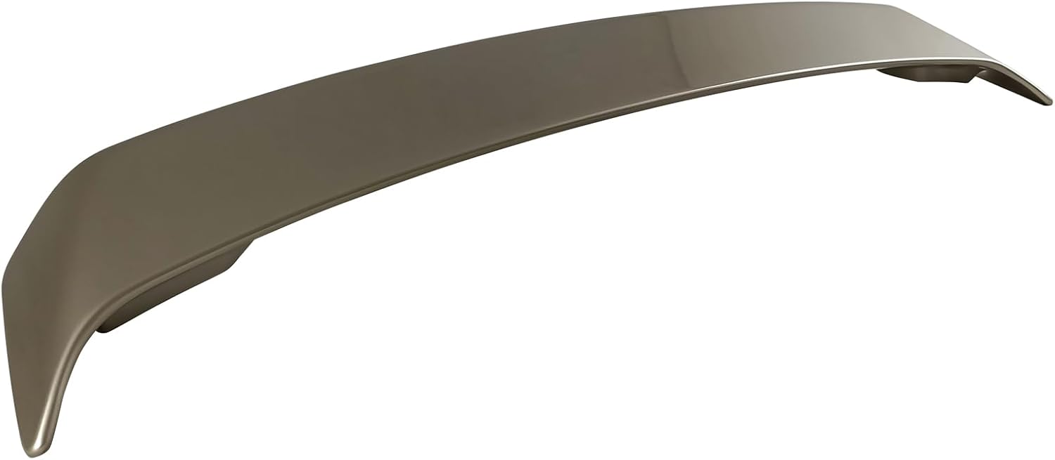 IKON MOTORSPORTS, Trunk Spoiler Compatible with 2009-2013 Toyota Corolla, Painted #4Q2 Desert Sand Mica ABS Plastic Rear Trunk Lid Spoiler Wing Lip W/LED Brake Light