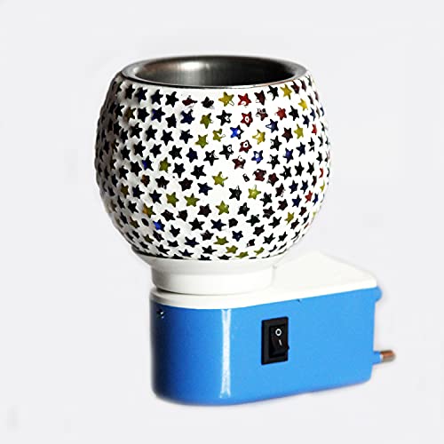 Image of Brahmz Mosaic Kapoor Dani for Aroma and Camphor Burner Scented Oil Diffuser Mosaic Diffuser ,Glass