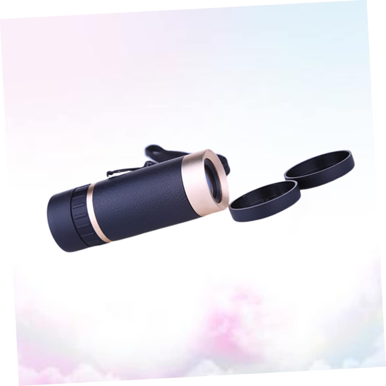 HOMSFOU -Filled Metal Telescope for Home and Outdoor Use Compact Simple Design for Viewing for Hiking Bird Watching and Nature Observation