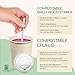 Living Balance Certified Compostable Coffee Cups with Lids 12 oz – 100 Pack with Stirrers & Integrated Sleeves|Sturdy Double-Wall, Leak Proof, BPA-Free & CPLA Certified|To-Go cup for Hot & Cold Drinks