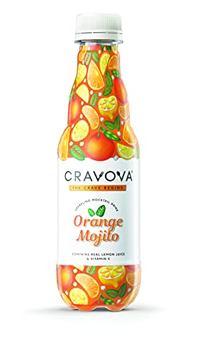 Image of CRAVOVA - THE CRAVE BEGINS Assorted Mocktail Of Classic Mojito | Green Apple Mojito| Watermelon Mojito | Peach Mojito | Orange Mojito | Pack Of 24-300ml each