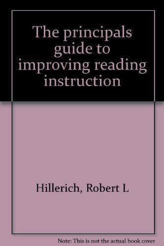 Amazon.com: The principal's guide to improving reading instruction ...