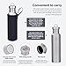 Boundless Voyage Titanium Water Bottle with Lid Wide Mouth Leak-Proof Reusable Sport Drinking Bottle for Camping Hiking Climbing Running Tea Coffee (550ml)