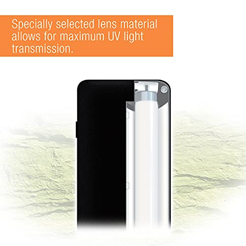 Zilla Reptile T8 Slimline Desert Pet Habitat Light Fixture with 15 Watt Fluorescent Bulb, 18 Inches - Image 7