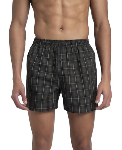 Image of Jockey 8222 Men's Super Combed Mercerized Cotton Woven Printed Inner Boxers with Ultrasoft and Durable Inner Waistband (Pack of 2)