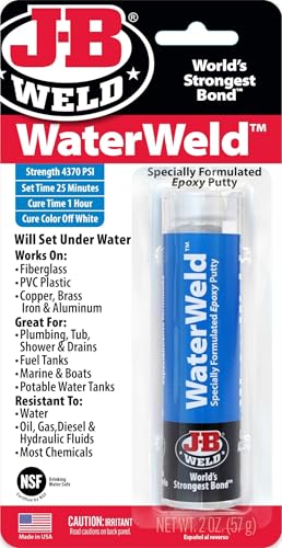 J-B Weld 8277 WaterWeld Epoxy Putty Stick