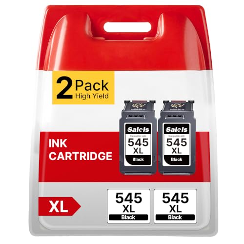 545XL Ink Cartridges Black Replacement for Canon 545 Black Ink Cartridges XL PG545XL PG-545XL PG545 PG-545 XL for Canon Pixma TS3150 MG3050 TR4550 TS3350 MG2950 TR4551 TS3355 Packing May Vary