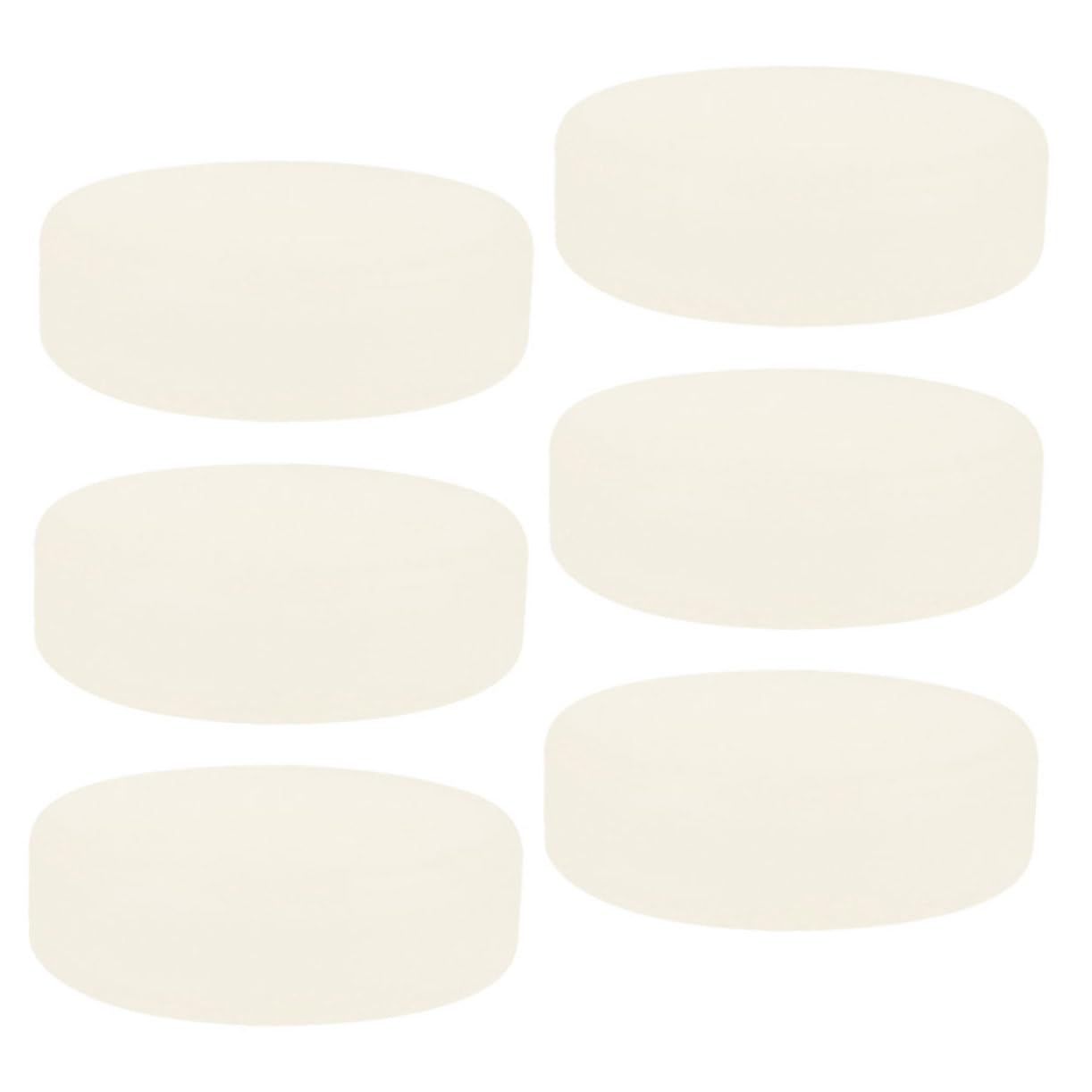 Hemoton 6pcs Professional PVC Ice Hockey for Indoor and Outdoor Training Durable Design for Skill Enhancement and Game Practice for Improving Hockey Skills and Reaction