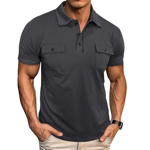 Chemise de golf homme anti transpiration pour rester frais avec poche
