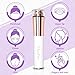 iMusthav Portable Facial Hair Remover for Women – Painless, Fast & Precise Flawless Electric Razor & Epilator for Face, Lips, Chin Hair Removal – 18K Gold-Plated, 360° LED Light