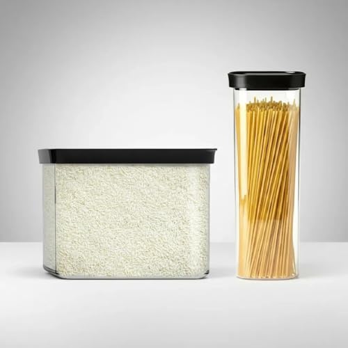 Kit 2 Potes Herméticos para Mantimentos, Arroz e Macarrão