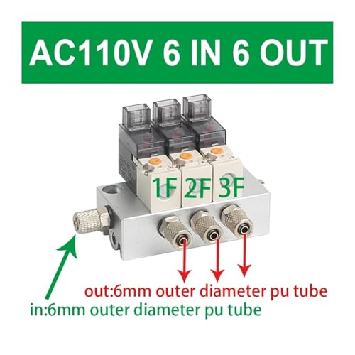 Électrovanne pneumatique miniature 110V combinant pression positive et vide - 3