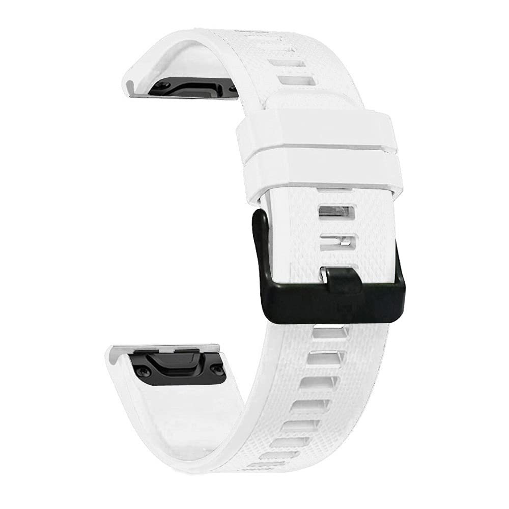 AISPORTS 22mm Quick Fit Watch Band Compatible for Garmin Fenix 6 Band Silicone, Sport Wristband Replacement Band for Garmin Fenix 5/5 Plus/Fenix 6/6 Pro/Forerunner 935/945/Approach S60/Quatix 5-image-38