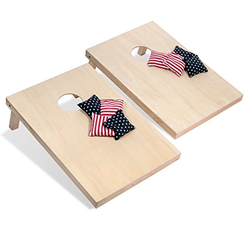 Tailgating Pros Cornhole Boards - 4'x2' & 3'x2' Cornhole Game w/Carrying Case & Set of 8 Corn Hole Bags - 150+ Color Combos! Optional LED Lights - Thumbnail 7