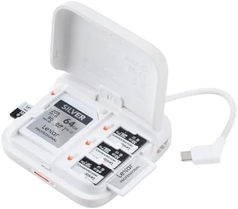 PGYTECH CreateMate Mini SD/Micro SD Card Reader, USB 3.1 Fast, Wh...