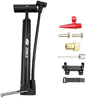 ZUKKA Mini Bike Pump Portable,Hand Bicycle Floor Air Pump,Mountain BMX & Road Bike