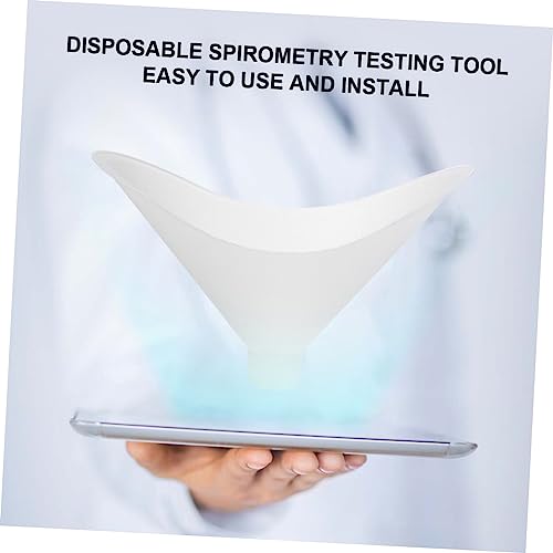ULTECHNOVO Bocal De Espirometria 50 Pçs Ferramenta De Teste Pulmonar Pneumatômetro Boca Ferramenta D