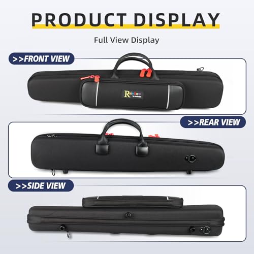 Omebaige Lightweight Case for Bb Clarinet with One Piece Body, One Piece Clarinet Case; (IF-CLARINET-RAINBOW)