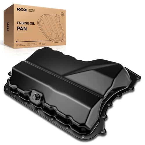Image of KAX 264-346 Engine Oil Pan, Replacement for Volkswagen Jetta 2005-2018, Passat 2012-2018, Golf 2010-2014, Bora 2005-2010, Beetle 2006-2019, Rabbit 2006-2009, 2.5L, Gasket not included