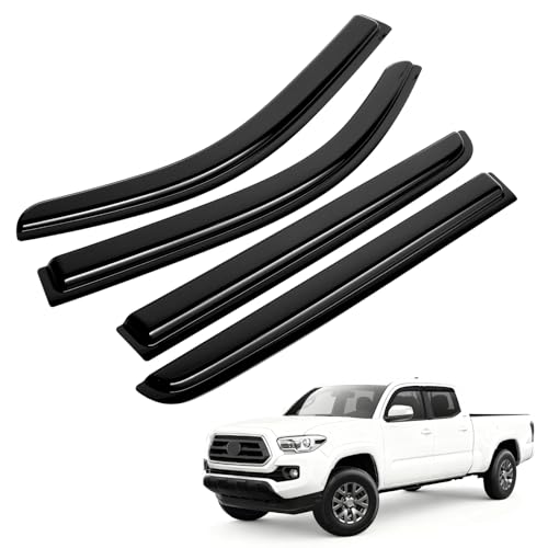 Image of FIILINES Rain Guards for Toyota Tacoma DoubleCab 2016-2023