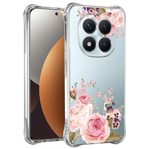 Sailundeng �X�}�z�P�[�X Xiaomi Redmi Note 15 Pro Plus 5G �P�[�X �K�[���Y ���f�B�[�X �X���� �ϏՌ� �N���A �ԕ� �_�� TPU �ی�J�o�[ Xiaomi Redmi Note 15 Pro+ 5G ���[�Y�t��