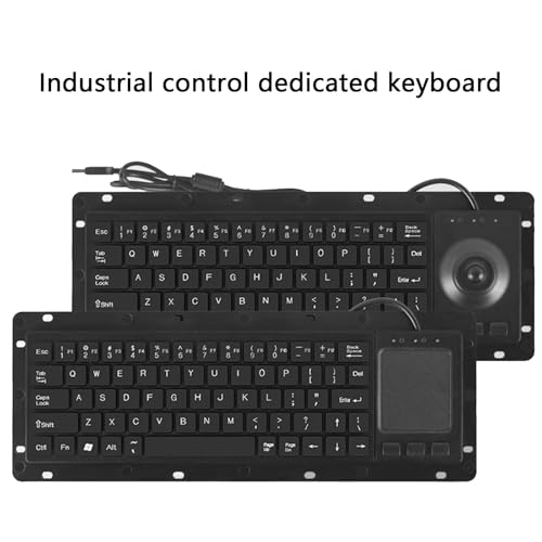 Clavier USB avec pavé tactile intégré pour panneau de commande et application industrielle - 4